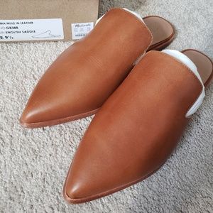 Madewell The Gemma Mule in English Saddle